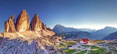 南蒂罗尔 三峰 白云岩 Alto Adige 山 余辉 意大利