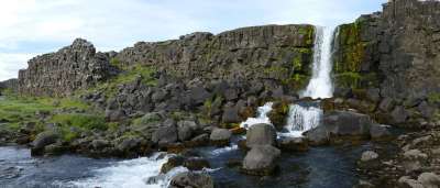 冰岛 东西维利尔 景观 山 岩石 Þingvellir 岩石表面
