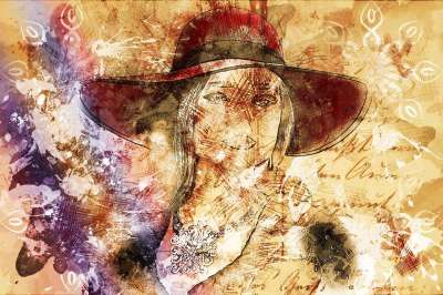 艺术 大学 布局 多彩多姿的 染 抽象的 绘画 幻想 艺术的