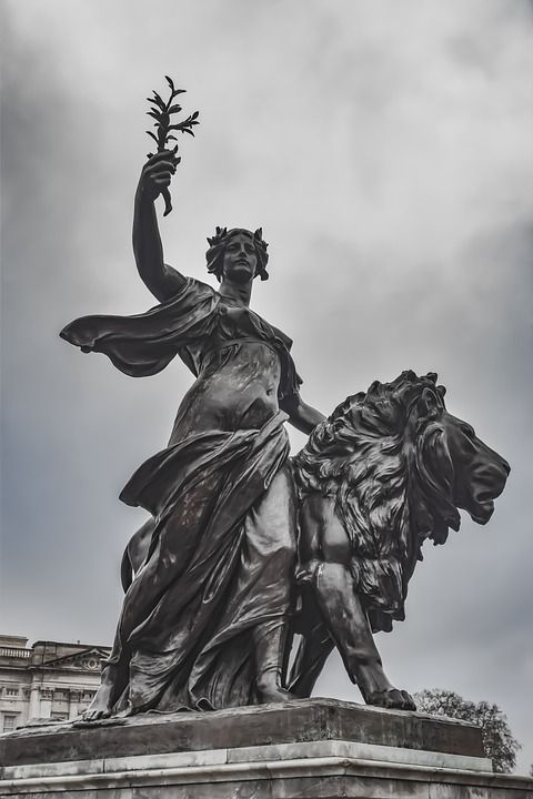 维多利亚女王纪念 白金汉宫 英国 宫 天空 伦敦 纪念馆 皇家