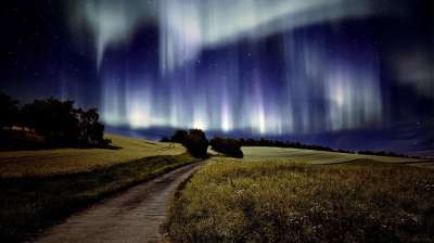 北极光 景观 极光 Borealis 现象 气氛 大气 极光