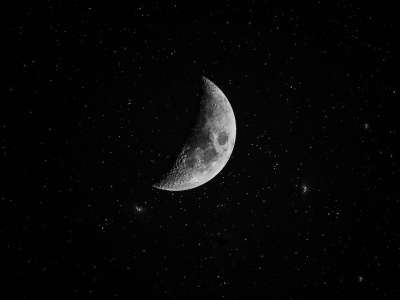 月亮 明星 白色的 黑色的 星星 空间 宇宙 天堂 前夕 星系