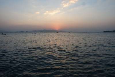 大海 落日 夕阳