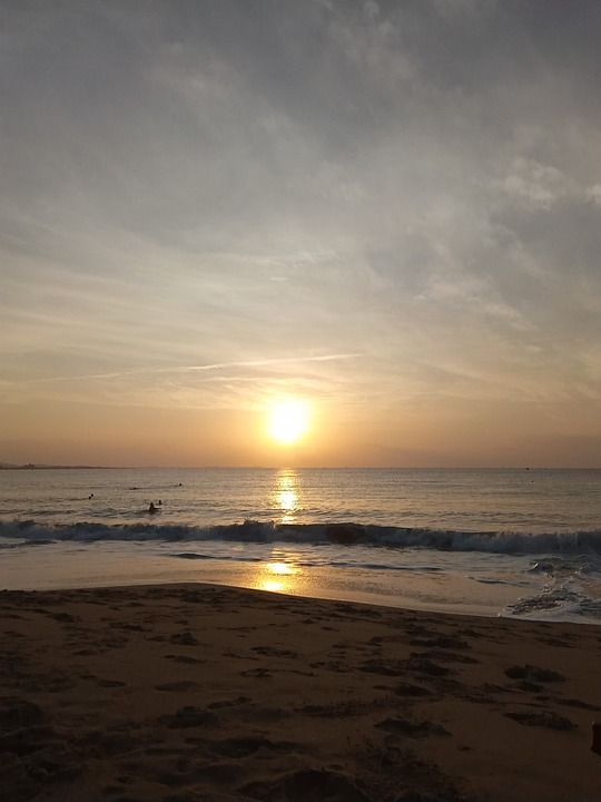 大海 日出 和平 景观 早上