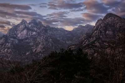 山 自然 Wolchulsan 大韩民国 云 旅行 风景 日落