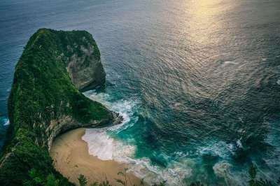 悬崖 海岸 海滩 岛 海岸线 海滨 海 海洋 水 风景