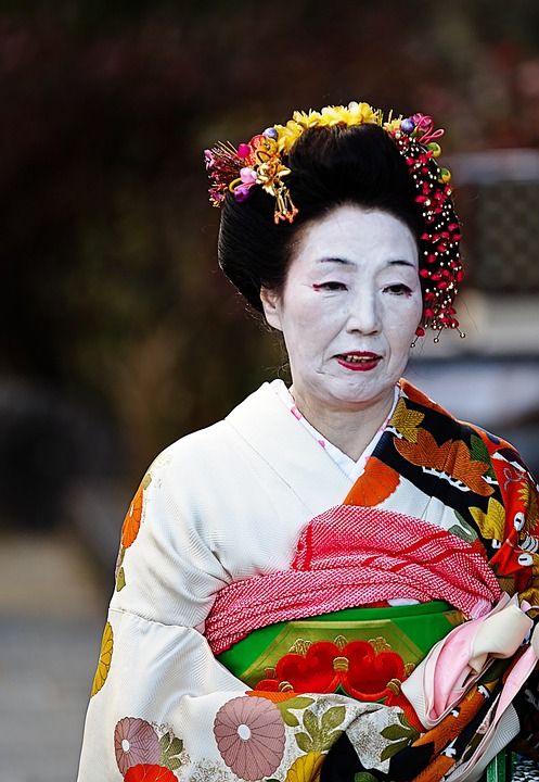 日本 京都 节日 服装 落下
