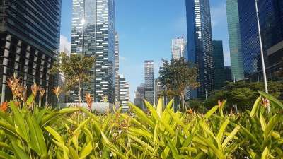 美丽的 桥 建筑物 中心 樟宜机场 城市 文化 梦想 酒店