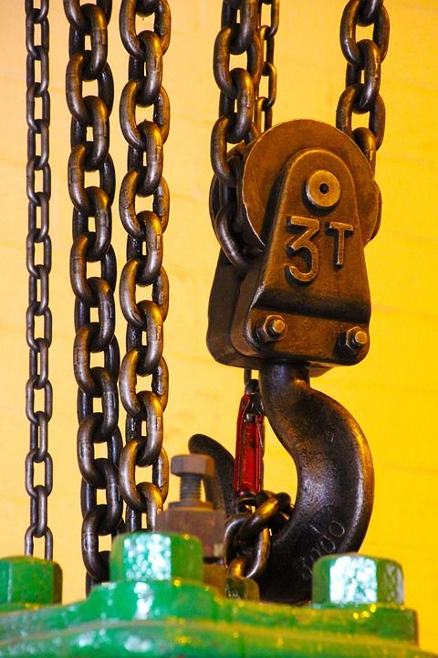 链 绞盘 设备 提升 机制 金属的 拉 金属 钢 齿轮 工厂