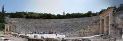 希腊 圆形剧场 历史的 剧院 废墟 观光 建造 埃皮达鲁斯 地狱