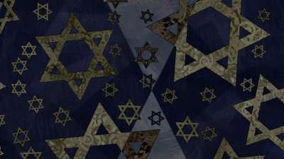 数码纸 大卫之星 图案 Magen David 犹太人 犹太教