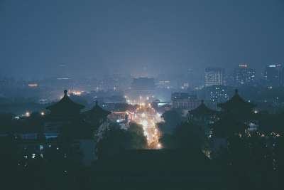 夜晚 城市景观 镇 亚洲人 日本 天空 城市的 天际线 建造
