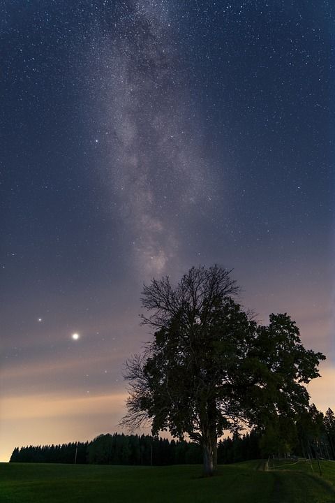 银河 星星 星座 星系 宇宙 夜晚 星空 空间 世界 无限的