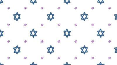 数码纸 大卫之星 图案 Magen David 犹太人 犹太教