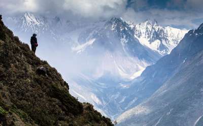 山 云 景观 自然