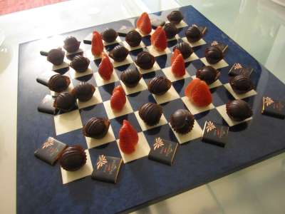 棋盘 巧克力 美食 巧克力糖 Confiserie 巧克力松露