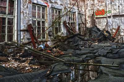 丢失的地方 老的 弃 衰变 已到期 废墟 房子 Pforphoto