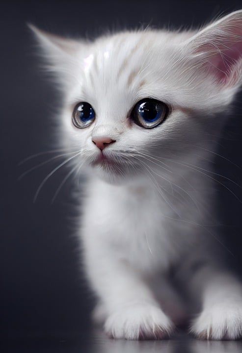 猫 基蒂 白色猫咪 宠物 猫科动物