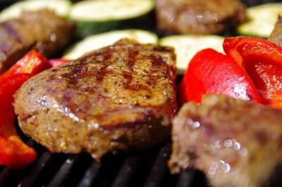 炙烤 牛扒 烧烤 肉 食物 韦伯 美食家 烤 牛排 吃 夏天