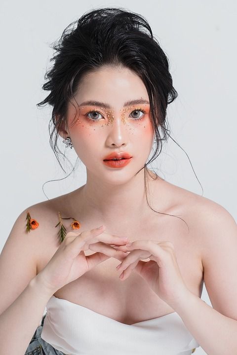 女士 模型 肖像 时尚 亚洲人 化妆品 发型 亚洲女人 亚洲模式