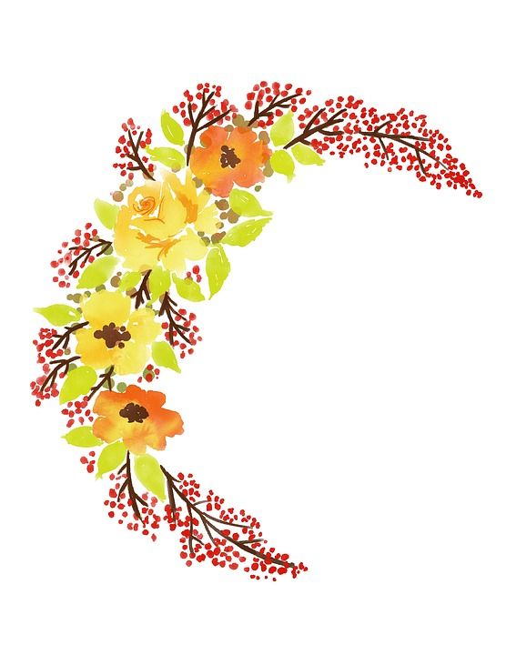 水彩的花圈 水彩 春天 浪漫的 画画 装饰 花的 装饰品 边境