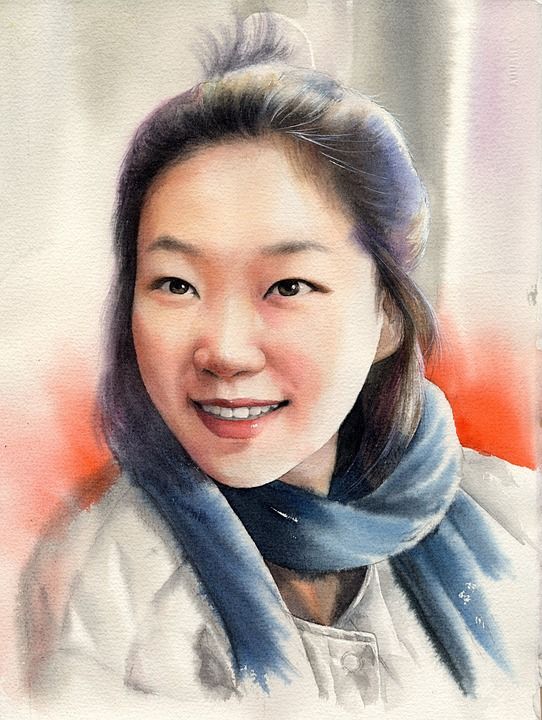 水彩 肖像水彩 肖像 人物画 男人 绘画 艺术 艺术品 儿童