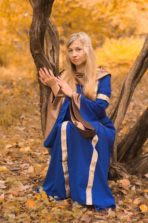 魔法 巫婆 Cosplay 秋季 故事 野生森林 召唤