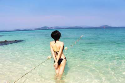 海景 女人 背部 美女 人像 背部 背部 背部 背部 背部