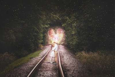 情人节 爱情 夫妇 过孔 景观 魔术 幻想 浪漫 爱情 爱情