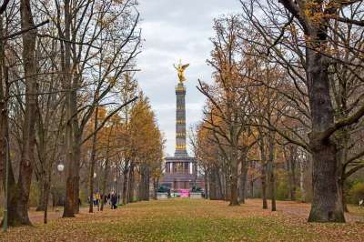 Siegessäule 列胜利 公园 纪念碑 地标 雕像