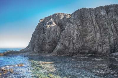 景观 海 亲爱的 岩石 形状 大象