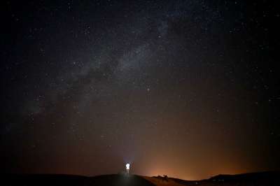 沙漠 夜空 星空
