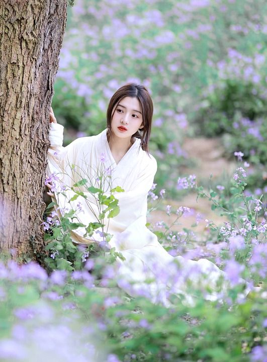 四大美女 戏服 女孩 美丽 古老的 西 美丽的 女士 年轻