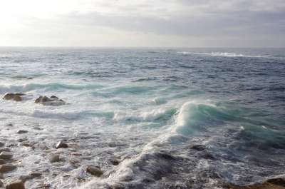 波 海 侧 海景 海洋 横波 纵横交错的波浪 水 岸 支撑