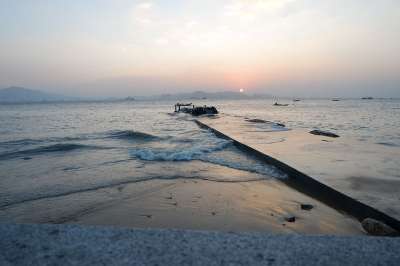 大海 落日 夕阳