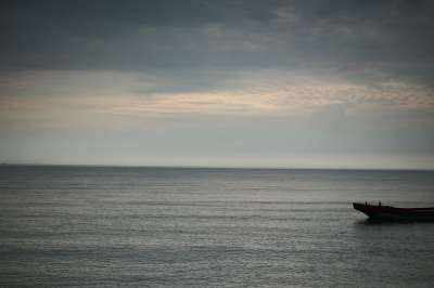 大海 夕阳 湛江