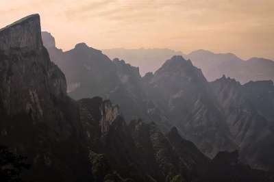 山 景观 张家界 赞多 峡谷 首脑 多雾路段 自然 风景 薄雾