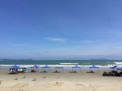 大海 海边 蓝天