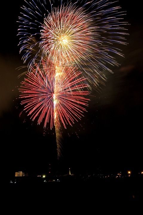 焰火 节日 泰国 庆典 喜庆的 黑庆祝