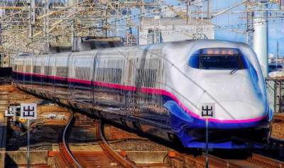 日本 火车 地铁 旅行 运输 铁路 车站 车厂 光滑 现代的