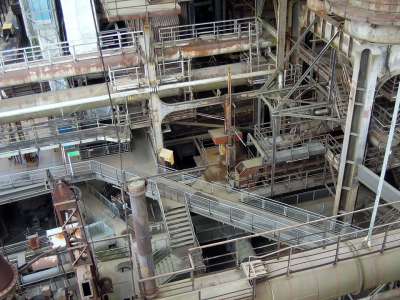 行业 偷了 工厂 重工业 金属 铁 金属的 植物 厂区建设