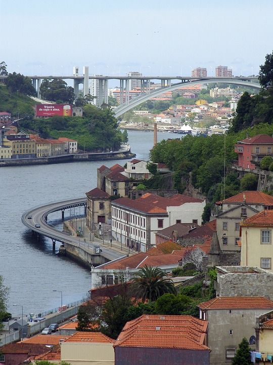 波尔图 葡萄牙 桥 路 Tejo 历史中心 旅游 外表