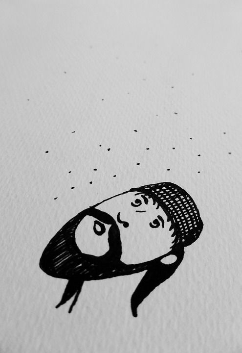 亚伯拉罕 星星 头 漫画 卡通片 黑和白 星空 脸 宇宙 夜空