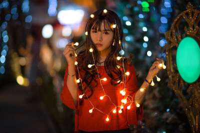 女孩 模型 时尚 时装模特 女性 女士 年轻