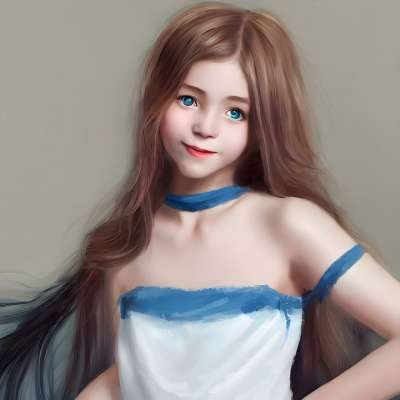 女孩 绘画 时尚 肖像 模型 可爱的 背景