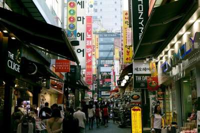 南大门 市场 明洞 汉城 韩国 南 韩国人 城市 塔 城市的