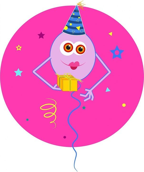 生日快乐 生日快樂 卡通片 气球 庆典 缔约方 生日聚会 场合