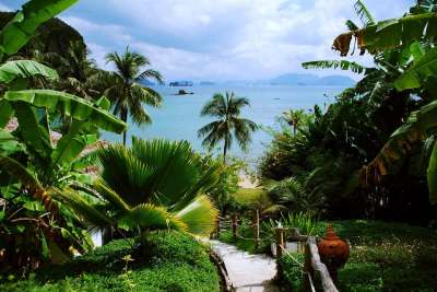海湾 海 泰国 转圈 景观