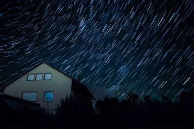 星的踪迹 地球的自转 Startrails 星流迹 星星 夜空 流星