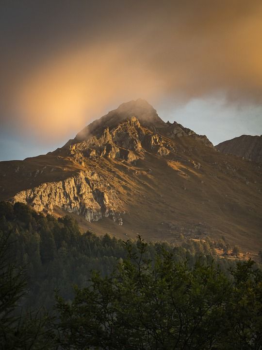 阿尔卑斯山 落下 景观 自然 山 全景 外表 情绪 远足
